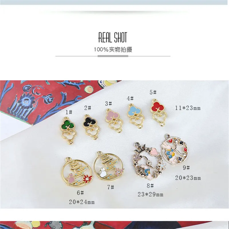 10 шт. новые круглые серьги для женщин модные эффектные в китайском стиле заячьи