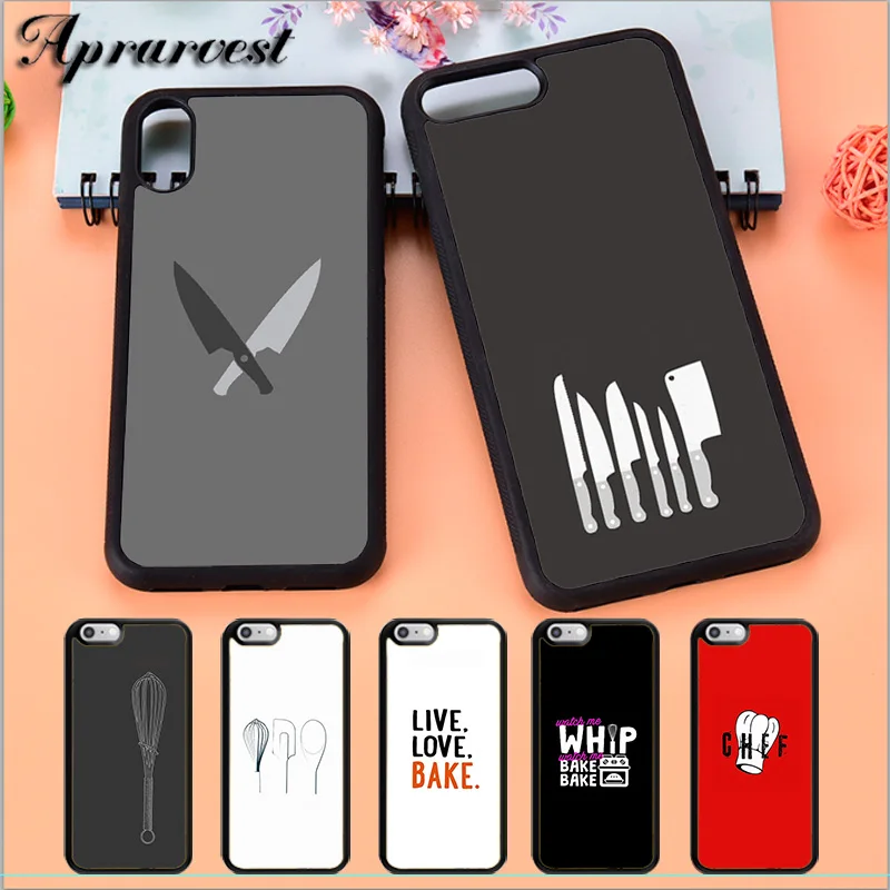 Чехол для телефона Aprarvest Love выпечки шеф повара iPhone 5 5S SE 6 6S 7 8 PLUS X XS XR MAX 11 PRO|Бамперы|