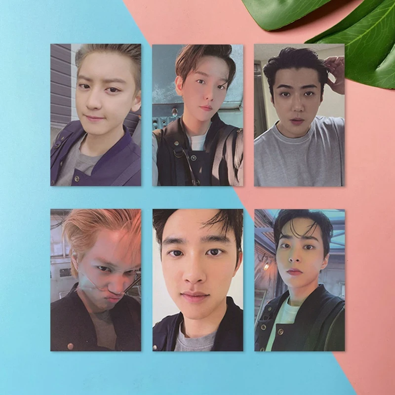 6/7 шт. Kpop EXO новый альбом не сражайтесь с ощущением ломо-карты Самодельные