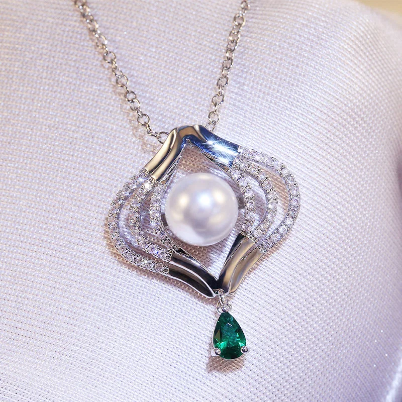 Huitan детская одежда модного дизайна с CZ камень имитация жемчуга Подвески юбилей