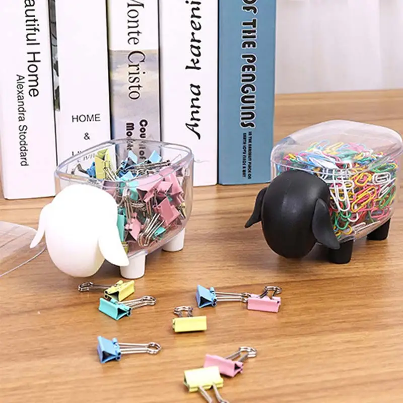 Симпатичная овечка креативный мини пластиковый ящик для хранения ватных палочек