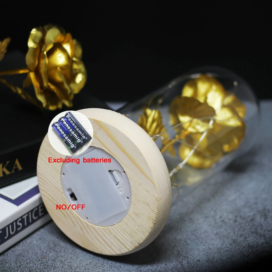 Романтический подарок Сохраненная Роза Красавица и Чудовище в стеклянном куполе