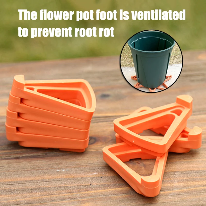 

Plant Pot Non-Skid Feet Invisible Flower Pot Risers Gardening Plant Container Potted Plant Stand for Indoor Outdoor Pot Trays