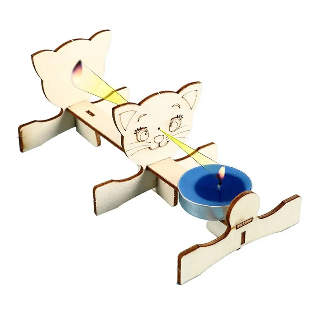 

DIY Hole Imaging Materials Wooden School Projects Science Experiment Model Kit Creative Educational Teaching Equipment