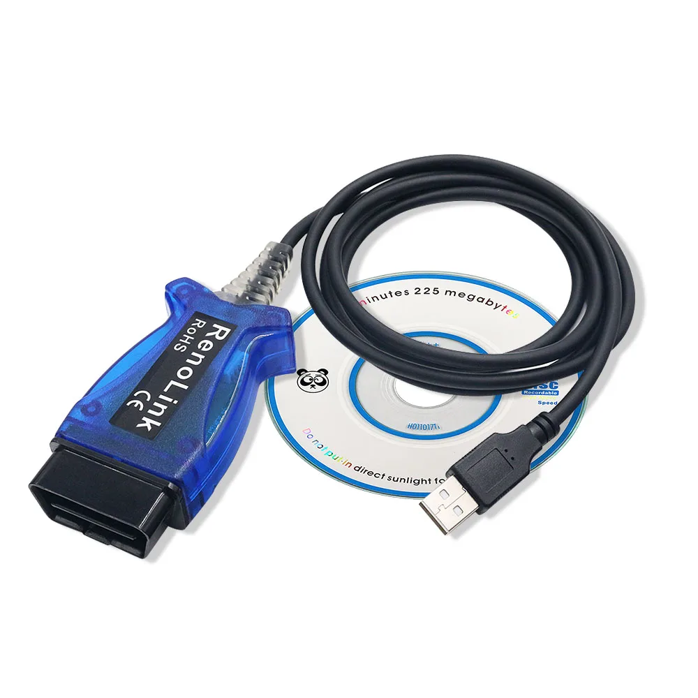 OBD2 Renolink для Renault программатор системного блока управления V1.52 Aut светодиодный