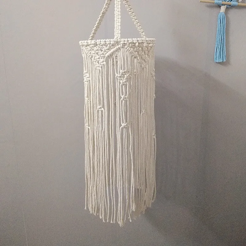 Скандинавская люстра Ins декор в стиле бохо ручная работа Очаровательная макраме