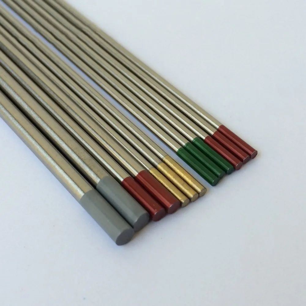 Электрод для аргонной сварки 150 мм вольфрамовый электрод 10 шт. WT20 красный WC20 серый