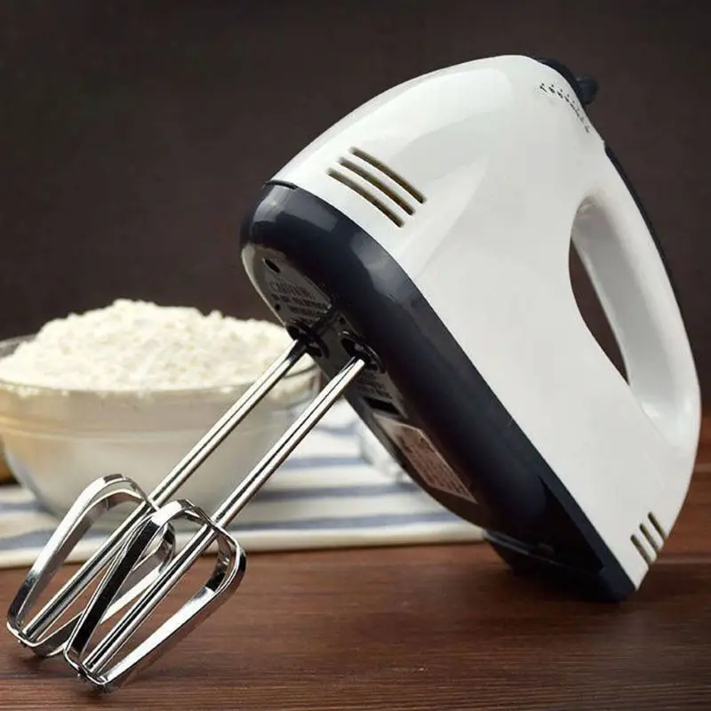 

EU Plug Electric Food Mixer 7 Speeds Adjustable Dough Blender Egg Beater Cream Automatic Mixing Desktop Whisk for Home