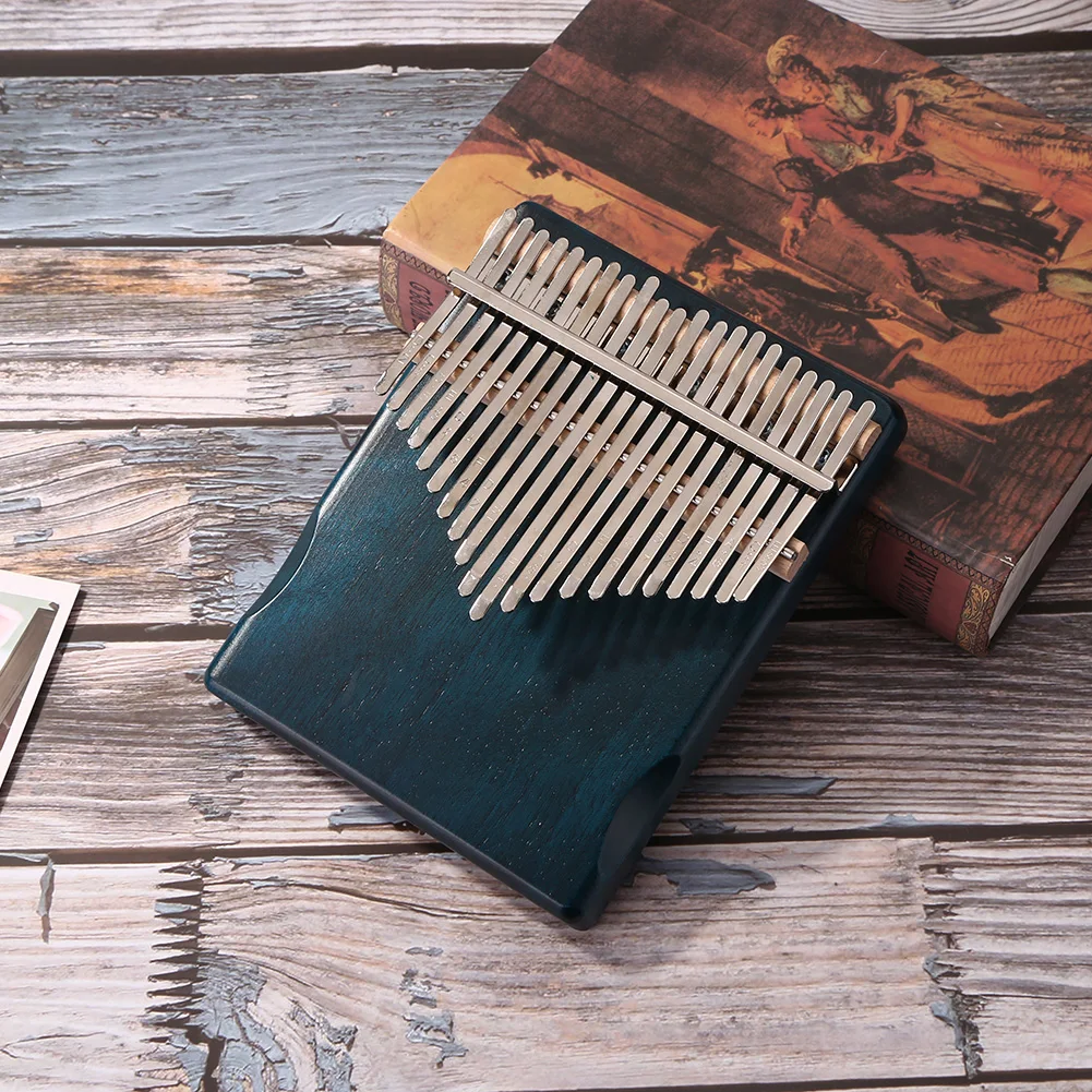 

Пианино для большого пальца из красного дерева Kalimba, 21 клавиша, музыкальный инструмент Mbira, подарок с аксессуарами, инструмент для настройки,...