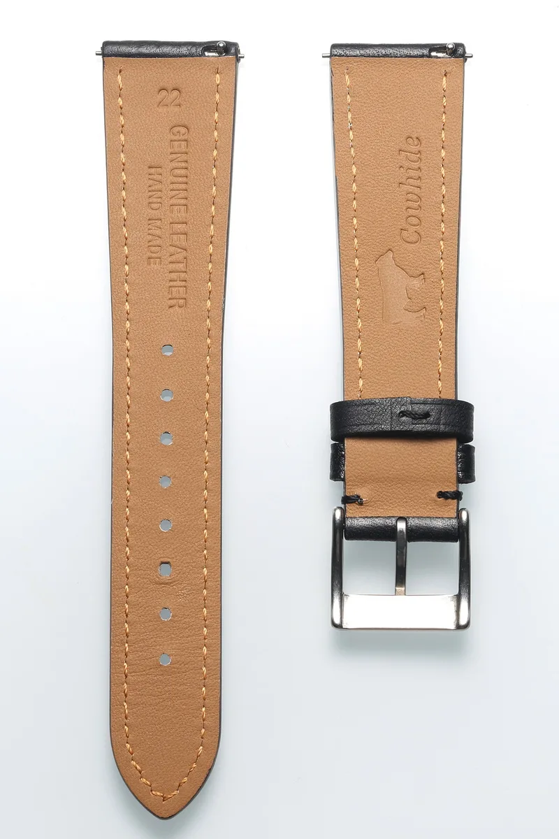 HEMSUT Italy Genuine Cow Leather Watch Band For Man Vintage Soft Wrap Handmade Leather Watch Straps Quick Release  22mm18mm20mm