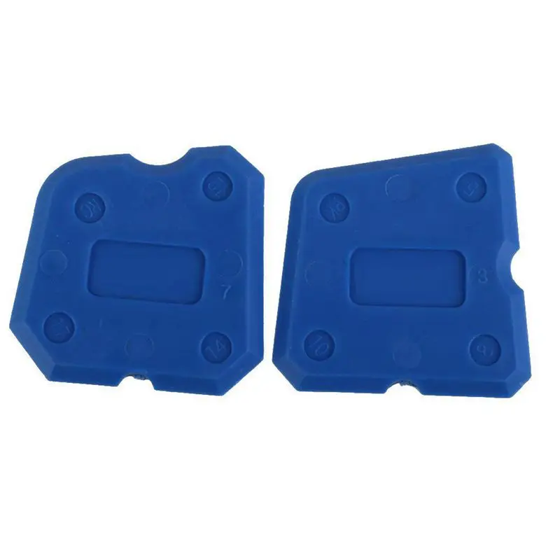 

Caulking Tool Kit 4pcs Grout Remover Silicone Sealer Scraper blue