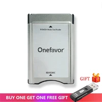 promotion onefavor pcmcia card adapter sd card reader for mercedes benz mp3 memory