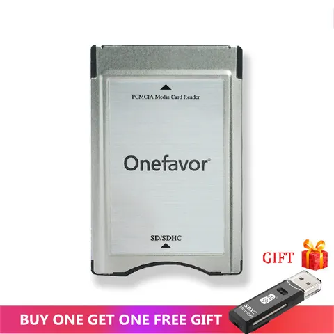 Адаптер для карт памяти onefavor PCMCIA SD card reader - изображение