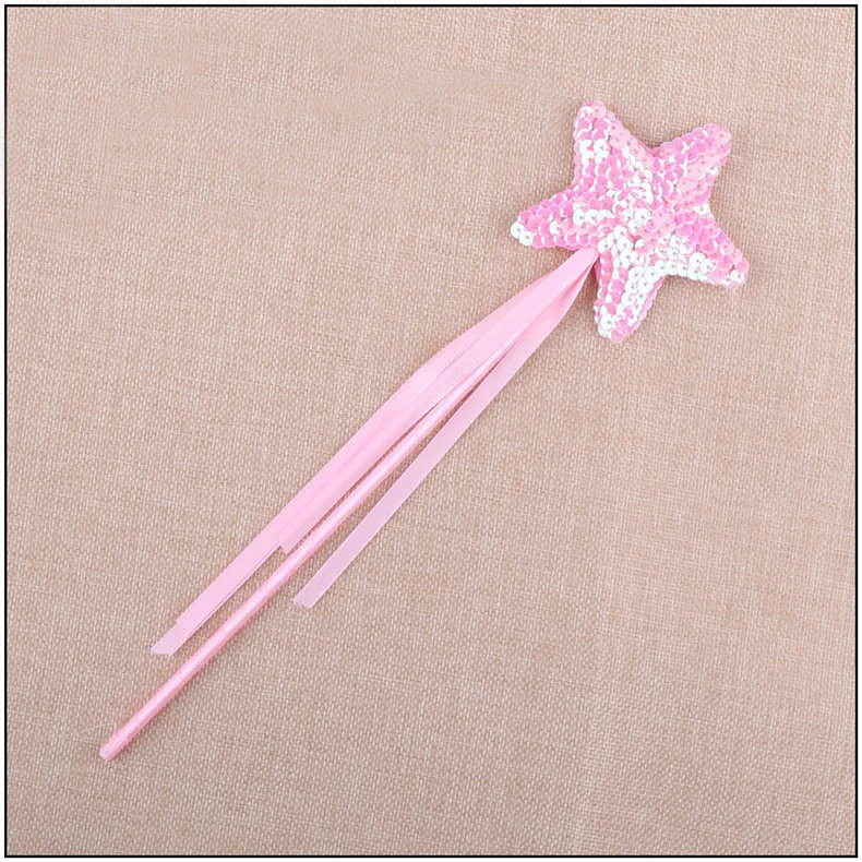 pink star Хэллоуин бабочка звезда волшебная палочка костюм для девочек реквизит косплей вечерние сувениры принцессы подарок на свадьбу День рождения Рождество - Цвет: pink star