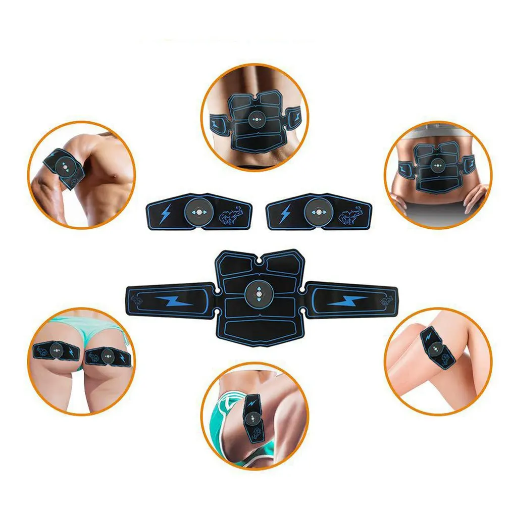 Smart Fitness Abdominal Muscles Equipment Muscle Stimulation Massage Lazy Home Device | Красота и здоровье