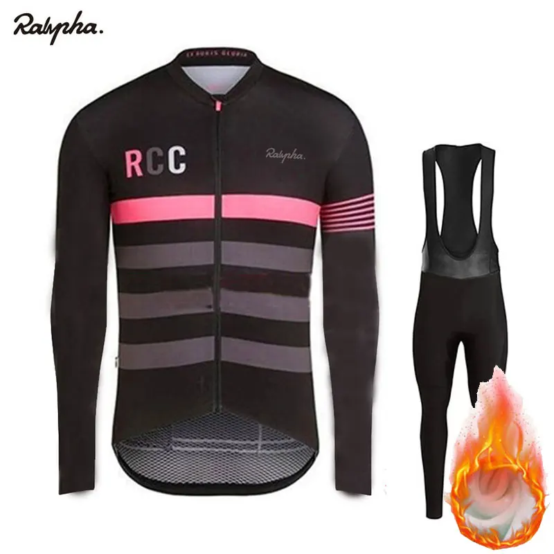Новинка 2020 мужской зимний комплект для велоспорта ralvpha Трикотажные велосипедные
