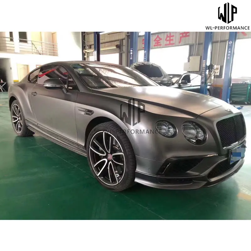 Комплект кузова автомобиля PP + CF передний бампер боковые юбки для бампера Bentley
