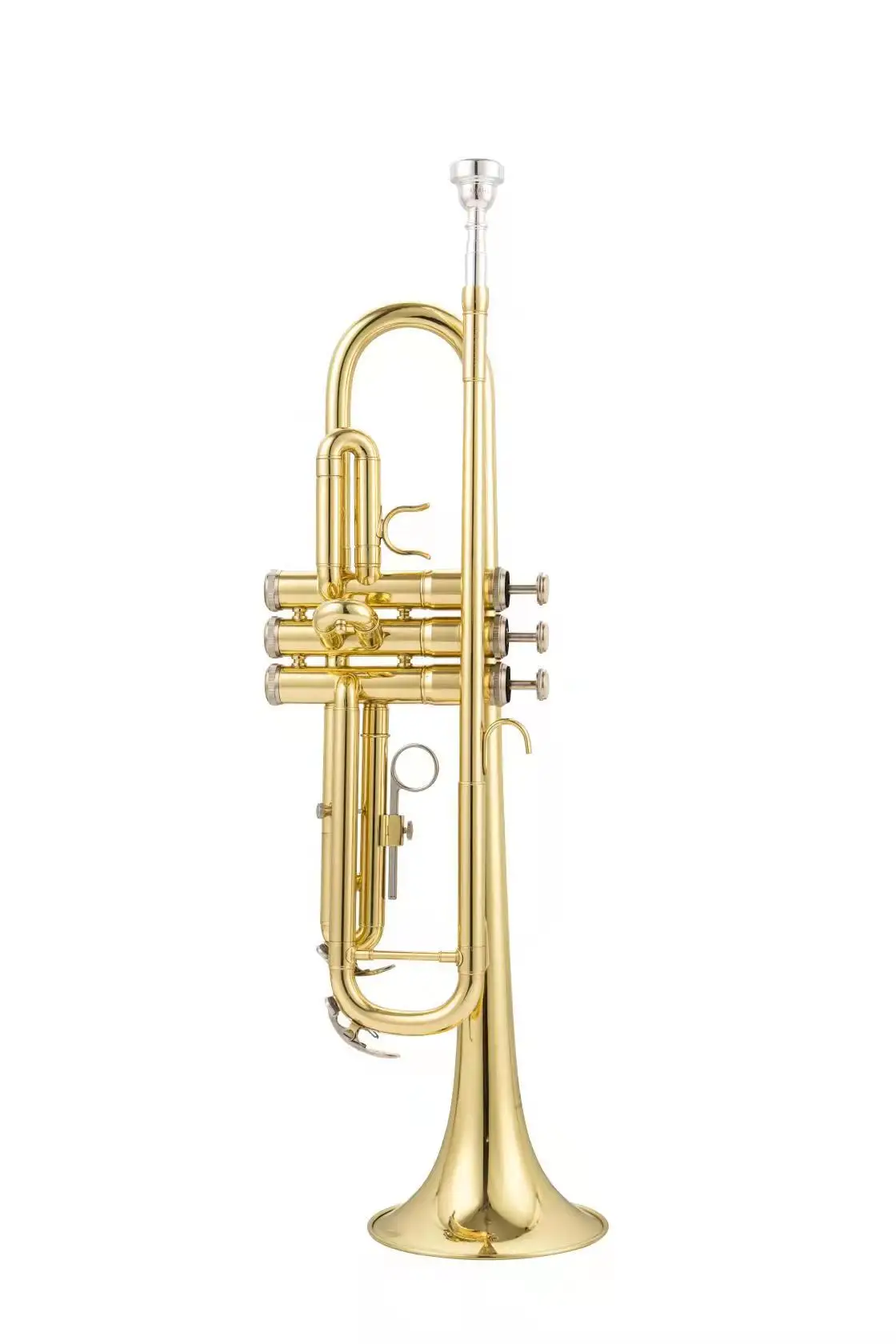 Профессиональная труба из латуни с золотым цветом, цифровой механикой сварочных труб, музыкальные инструменты, принимает.