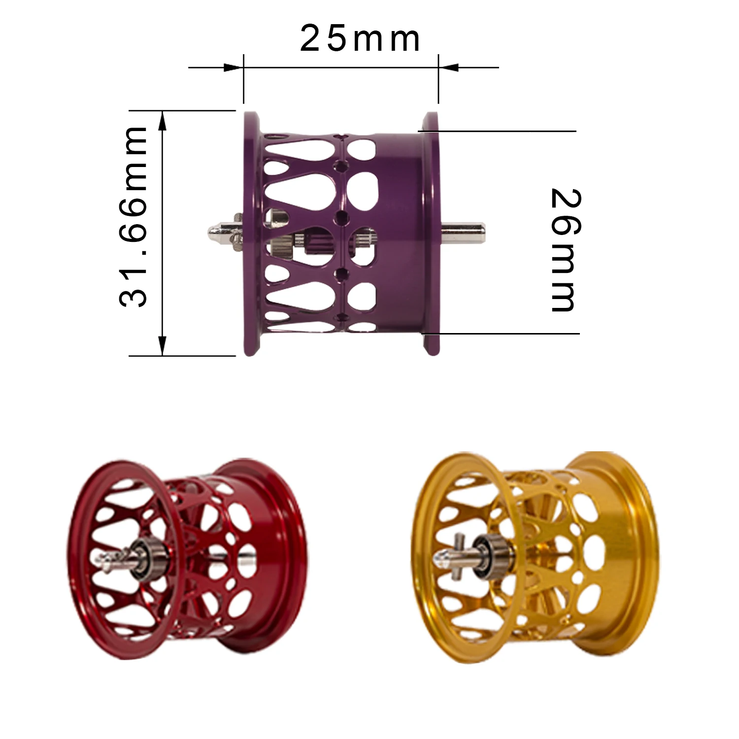 2021 New 4.2g Chameleon S21 Ultralight Biat Finesse Spool For ALDEBARAN BFS Baitcasting Reel Spare Coil Free Shipping | Спорт и