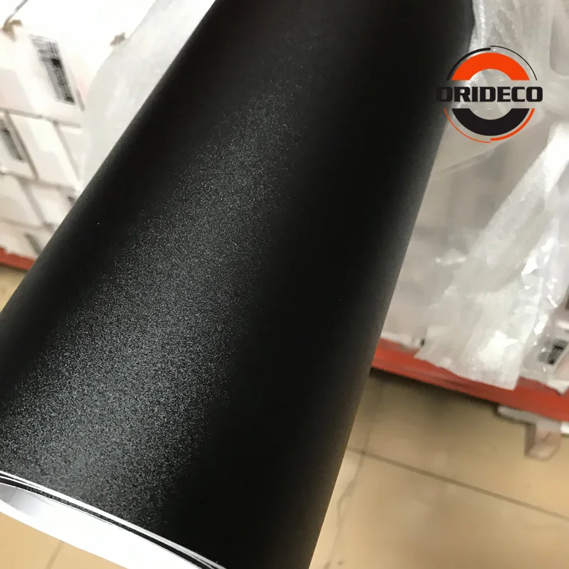 Высококачественная матовая черная Автомобильная Виниловая Наклейка 1 52*30 м/рулон