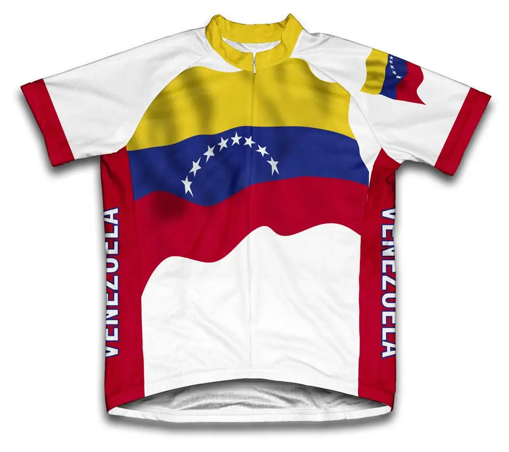 

New 2022 Venezuela More Style Summer Cycling Jersey Team Men Bike Road Race Tops Riding Bicycle Wear Bike Clothing Quick Dry