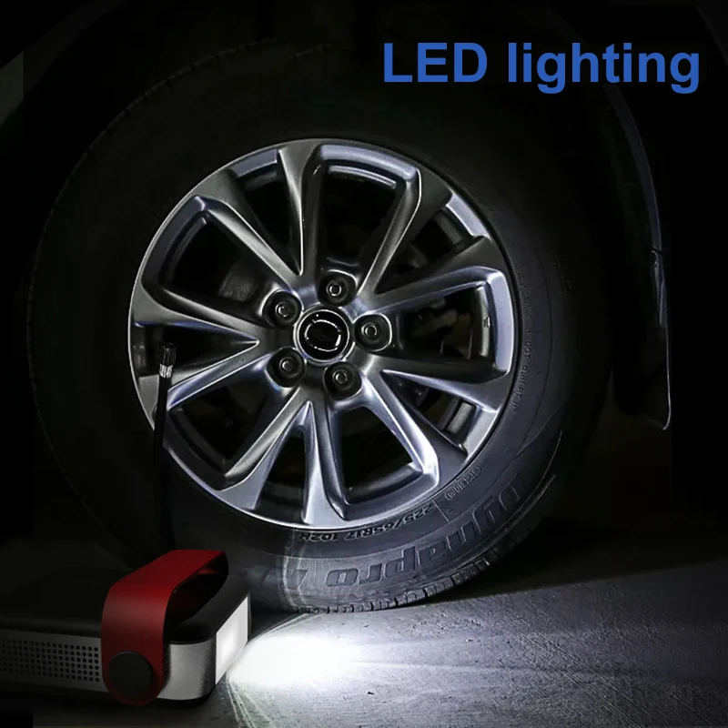 Автомобильный воздушный компрессор 12V портативный Электрический автомобильный