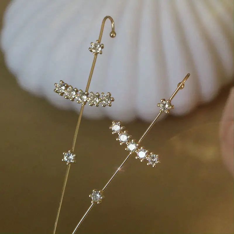 2020 обернуть вокруг ушной раковины слуховая косточка зажим слэш простые серьги с