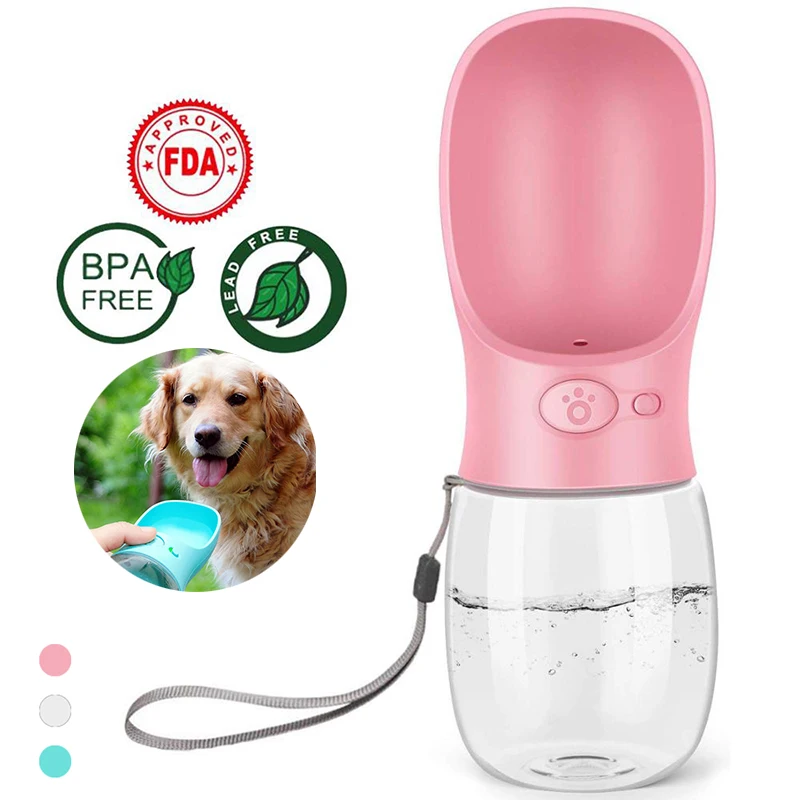 

Pet Dog Water Bottle Portable Drinking water feeder for Dogs Outdoor Travel Water Bottle Dogs Water Bowl Pet Supplies
