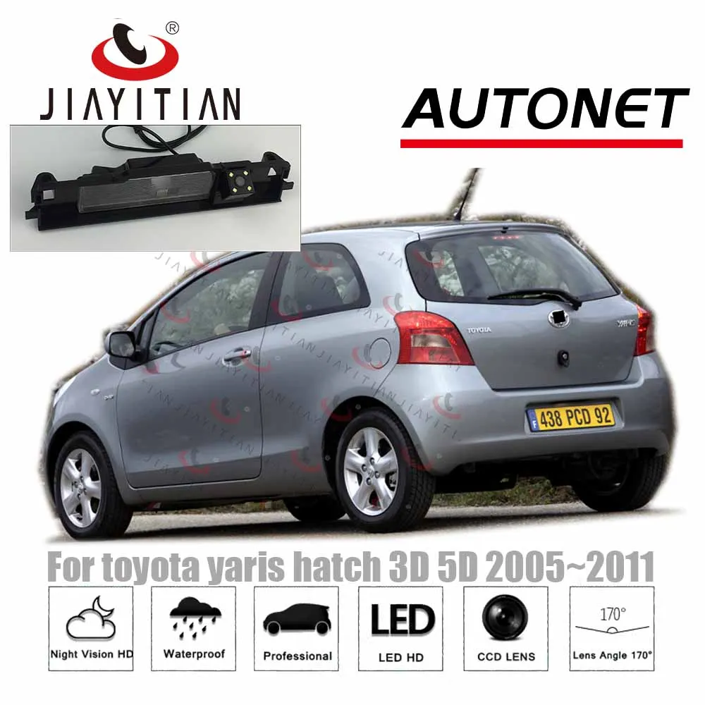 Задняя камера JIAYITIAN для Toyota Yaris XP90 крышка 2005 2006 2007 2008 2009 2010 CCD/камера заднего вида