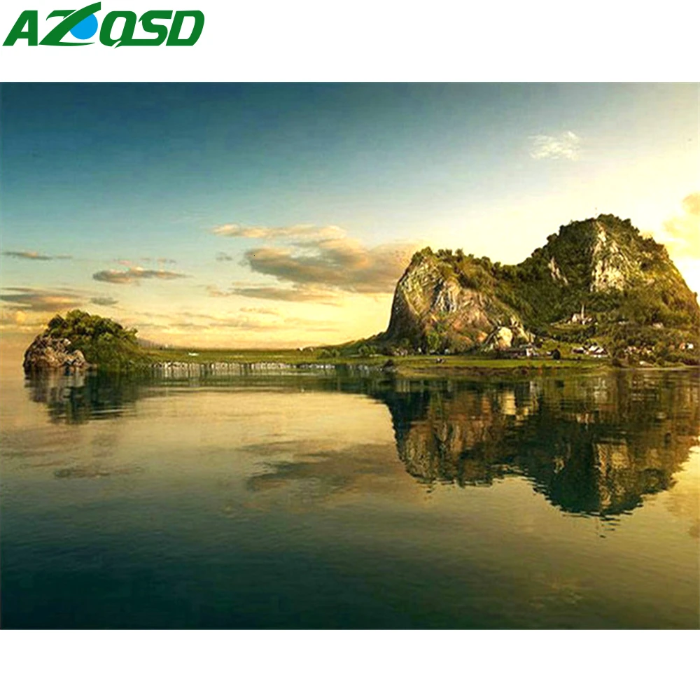 Алмазная мозаика Пейзаж DIY Ручная работа Хобби вышивка Живопись Гитара Украшение