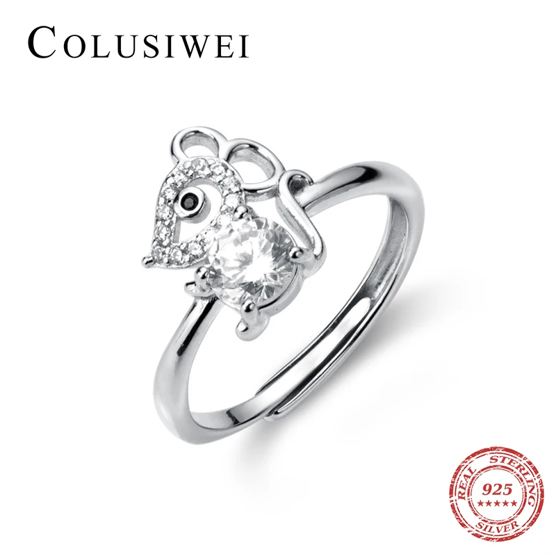 COLUSIWEI оригинальные однотонные серебряные кольца 925 для мужчин и женщин новый