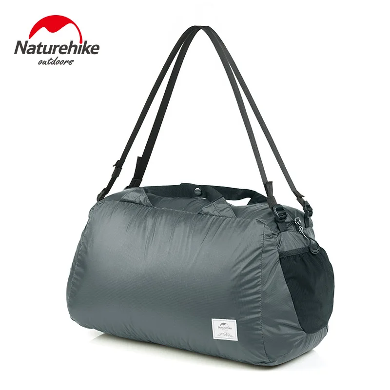 

Naturehike 2019 Folding Waterproof Ultralight Leisure Satchel Travel Shoulder Bag Double-side Silicon-coated 20D Plaid Nylon