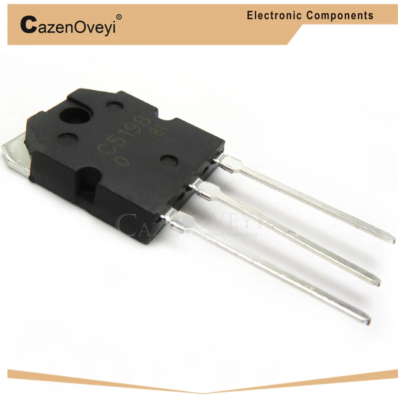 5pcs/lot 2SC5198 C5198 TO 3P 140V 10A In Stock|10a| |