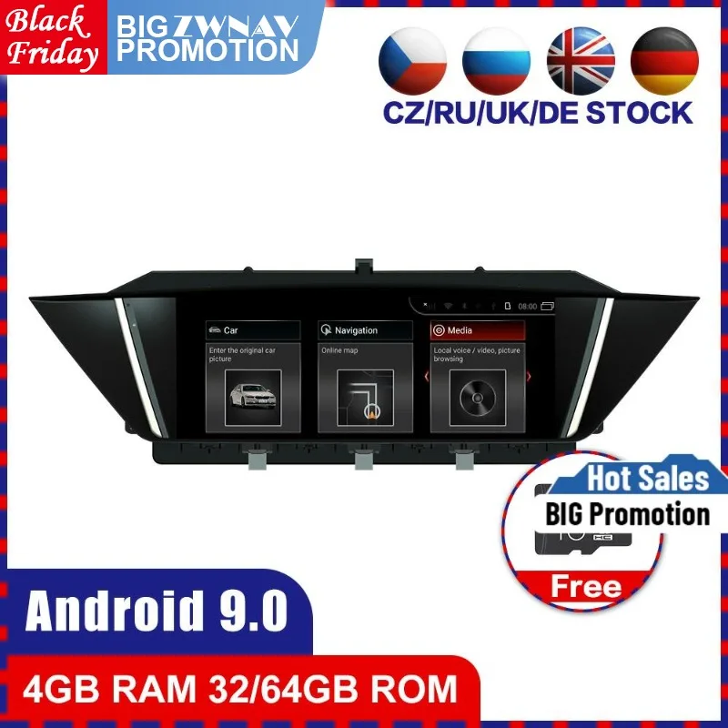 4G+64G Android 9.0 Car multimedia Player GPS Audio for BMW X1 E84 2009-2013 CIC system car radio video stereo head unit free map 4G+64G Android 9.0 Car multimedia Player GPS Audio for BMW X1 E84 2009-2013 CIC system car radio video stereo head unit free map