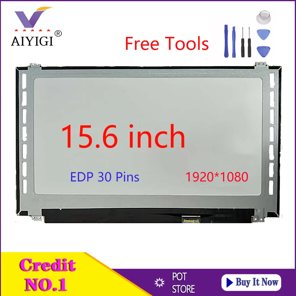 

15.6 Inch Laptop LCD LED Screen N156HGE-EAB Rev.C1 C2 N156HGE EAB Matrix Display FHD 1920X1080 EDP 30Pins Panel Replacement