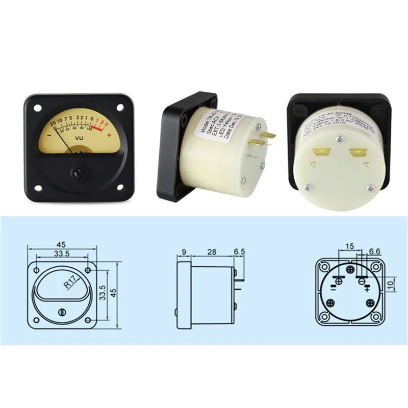 Высококачественная прецизионная аудиопанель измеритель мощности дБ уровня