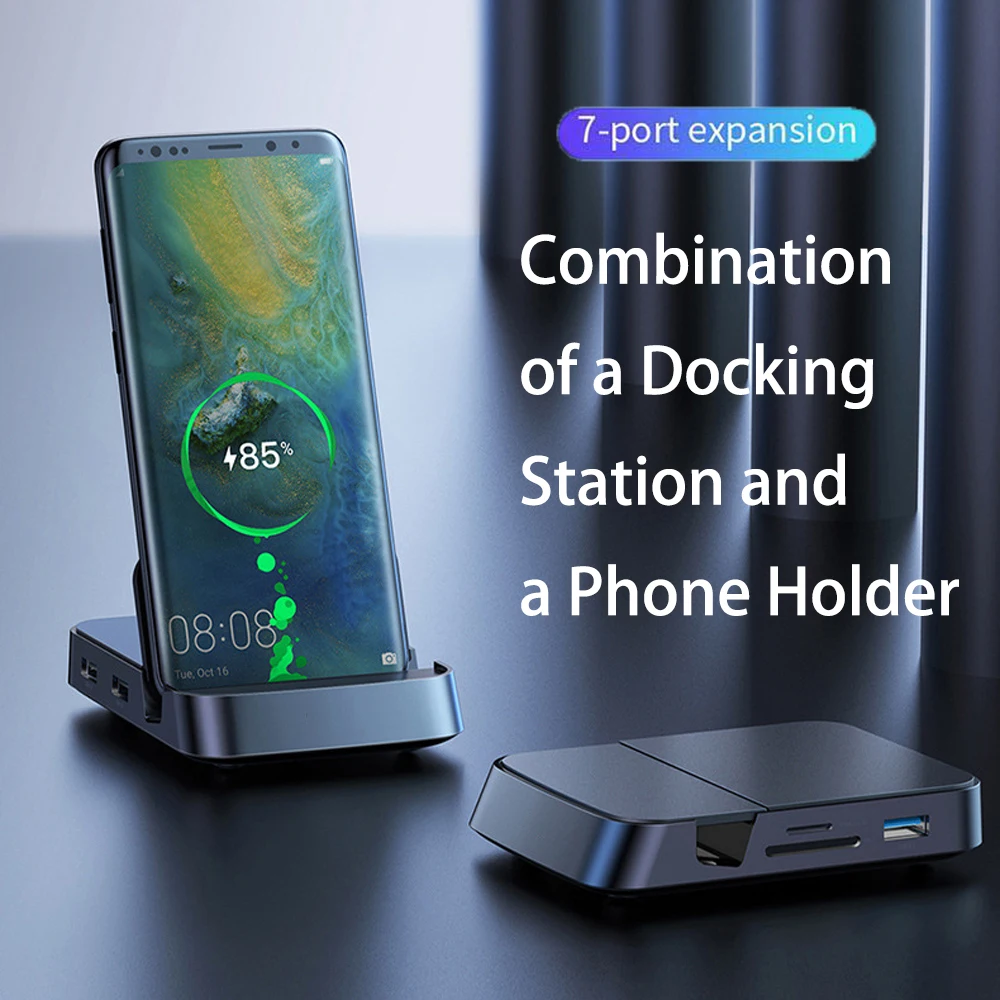 Док-станция Type-C для телефона док-станция Dex USB C к HDMI адаптер питания конвертер