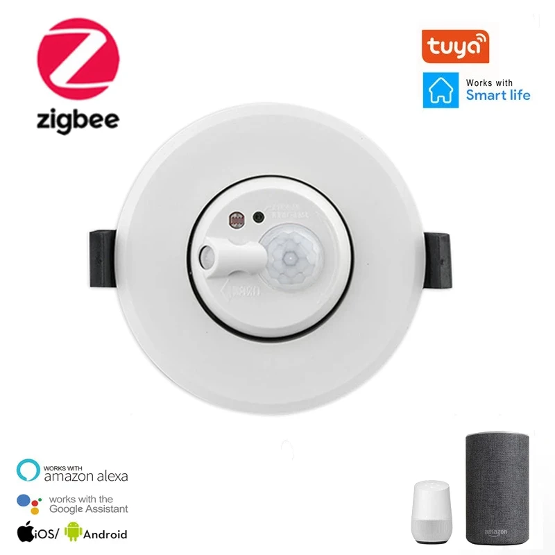 Потолочный датчик движения для людей Tuya ZigBee 3 0 умный присутствия инфракрасный
