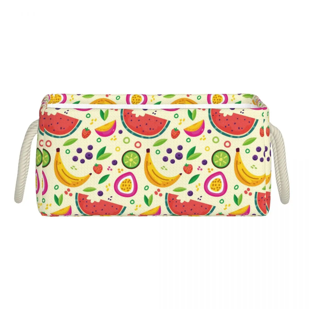 

Настольная корзина для хранения, разноцветные фрукты, коробка для хранения игрушек, органайзер для косметики, нижнего белья, контейнер, 1 шт.