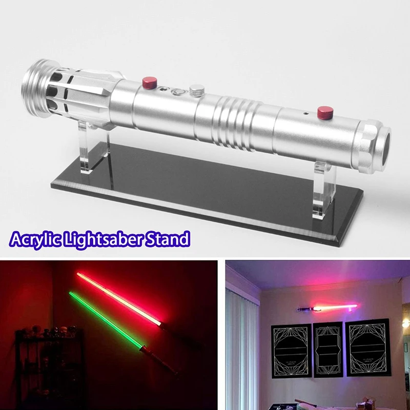 

Acrylic Lightsaber Stand Acrylic Display Stand Decorative Sword Display Holder Rack for Display the on the Desktop