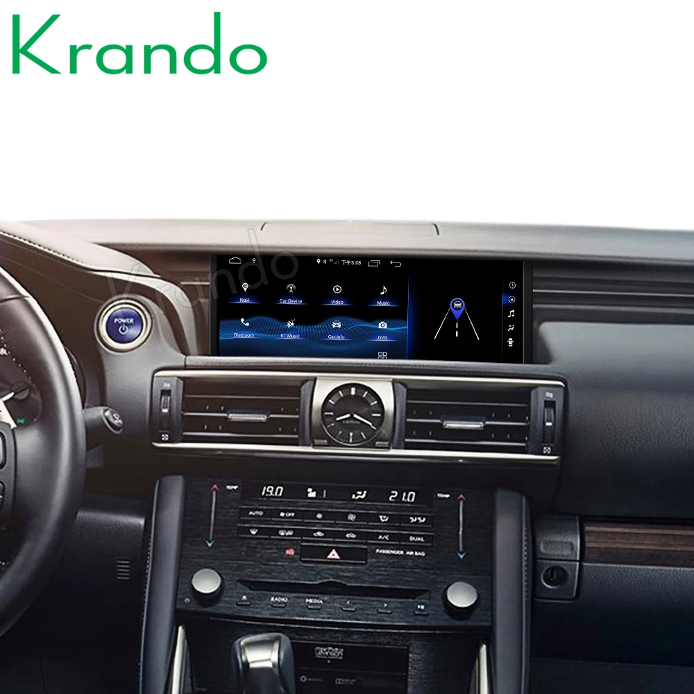 Автомобильный мультимедийный плеер krando Android 8 1 ядер 4 + 64 ГБ GPS радио аудио DVD для Lexus
