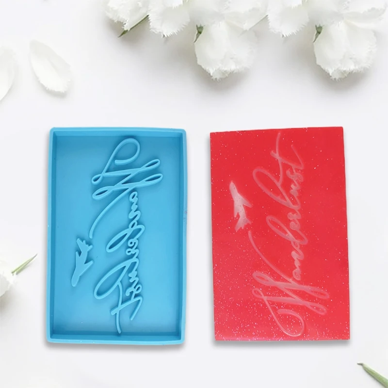 

DIY Boarding Pass Silicone Mold for Resin Epoxy Jewelry Making Homemade Soap Molds Resin Casting Bomb Mold