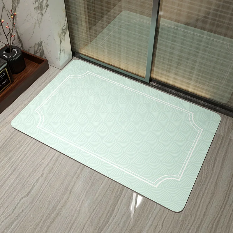 

Eovna Luxury Non-Slip Bathroom Foot Mat Shower Mat Household Bathroom Toilet Door Absorbent Quick-Drying Door Mat