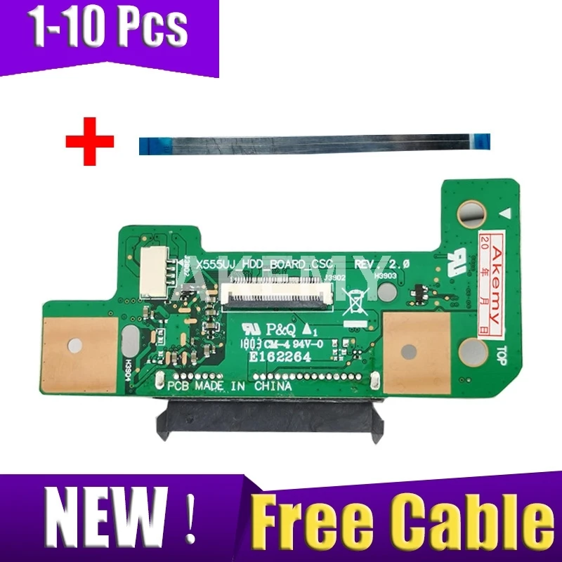 

1-10 шт. Новинка для Asus X555U X555UA A555U F555U K555U X555UJ Rev 2,0 HDD плата жесткого диска 100% протестированная Быстрая доставка
