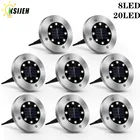 Садовый декор, светодиодный светильник на солнечной батарее, уличный бассейн, 820 светодиодов, гирлянды, подземное прожекторное освещение, теплый белый, красочный