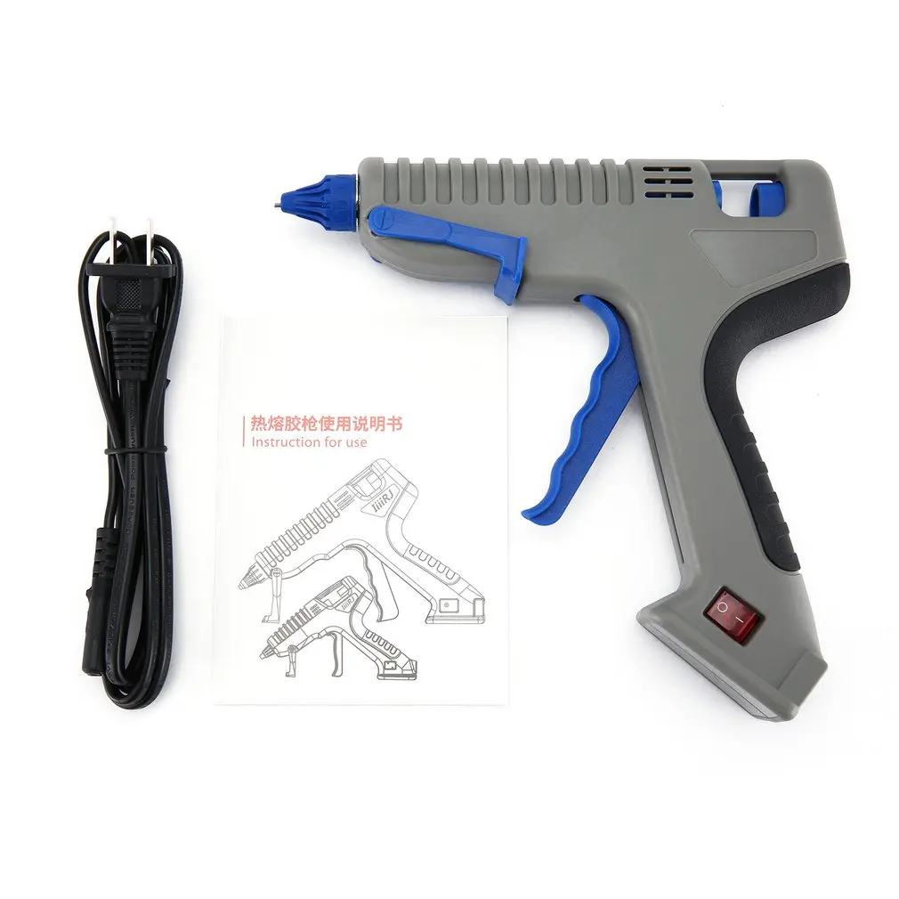 

Термоклеевой пистолет RJ902 80 Вт серый с 110 мм полупрозрачными/полностью желтыми/прозрачными клеевыми карандашами наборы клеевых инструменто...