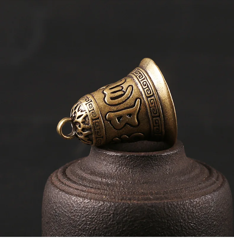 Латунный брелок ручной работы с кольцевым кольцом искусственное украшение