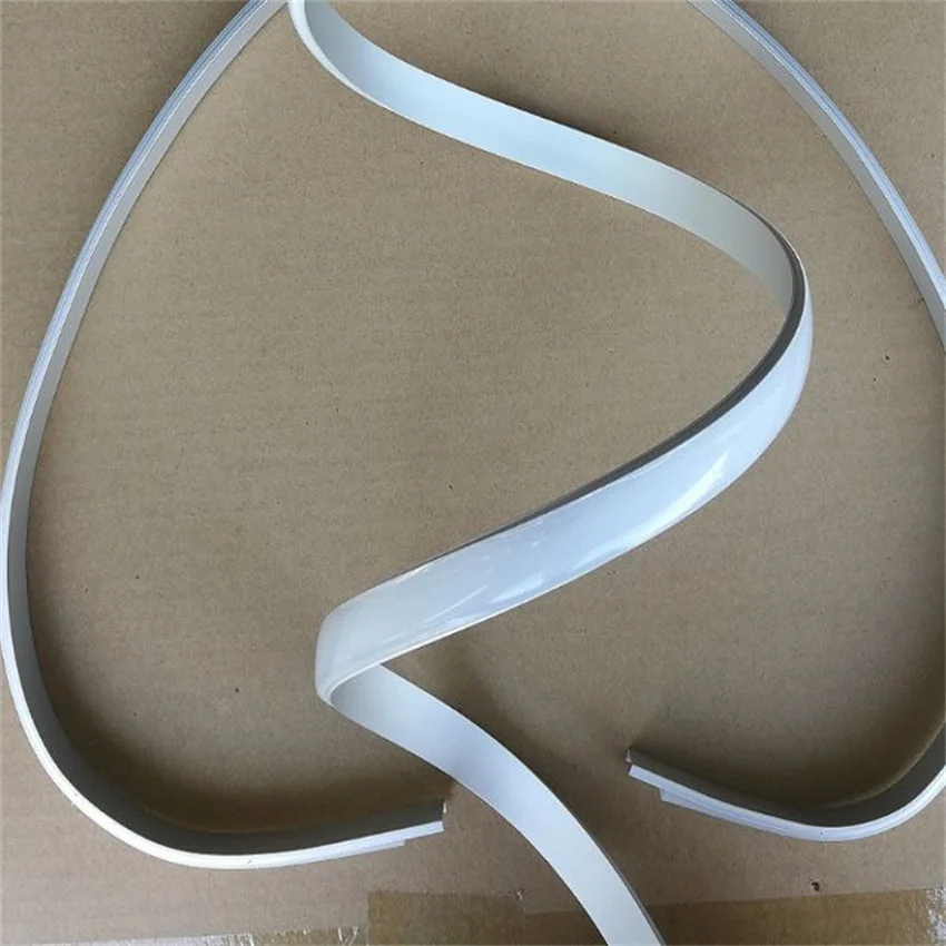 Free Shipping Flexible LED Channel with Milky White Cover Lens Bendable Aluminum Profile Housing Diffuser for Strip Tape Light | Лампы и