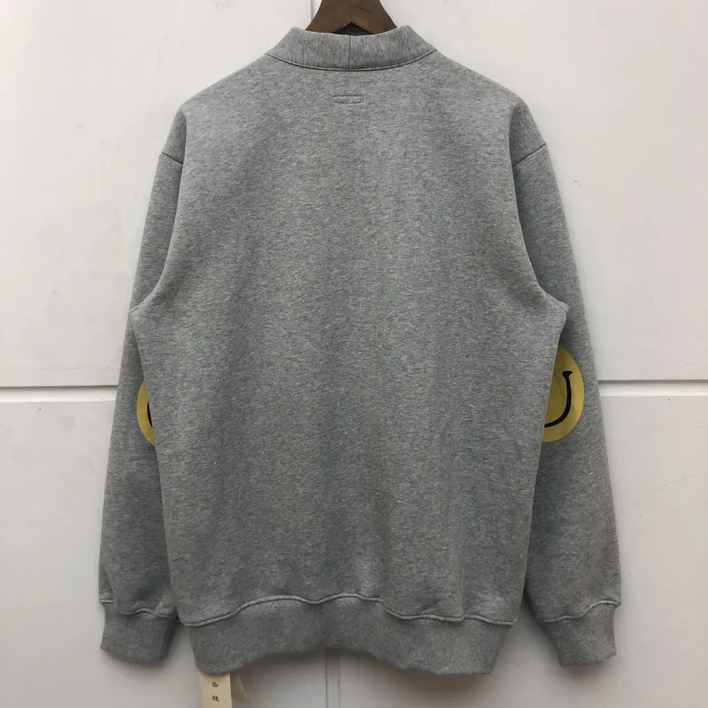 

Cardigan Single Breasted Kapital Sweatshirts Men Women Top Quality Plus Velvet Hoodie White Black Gray Pullover