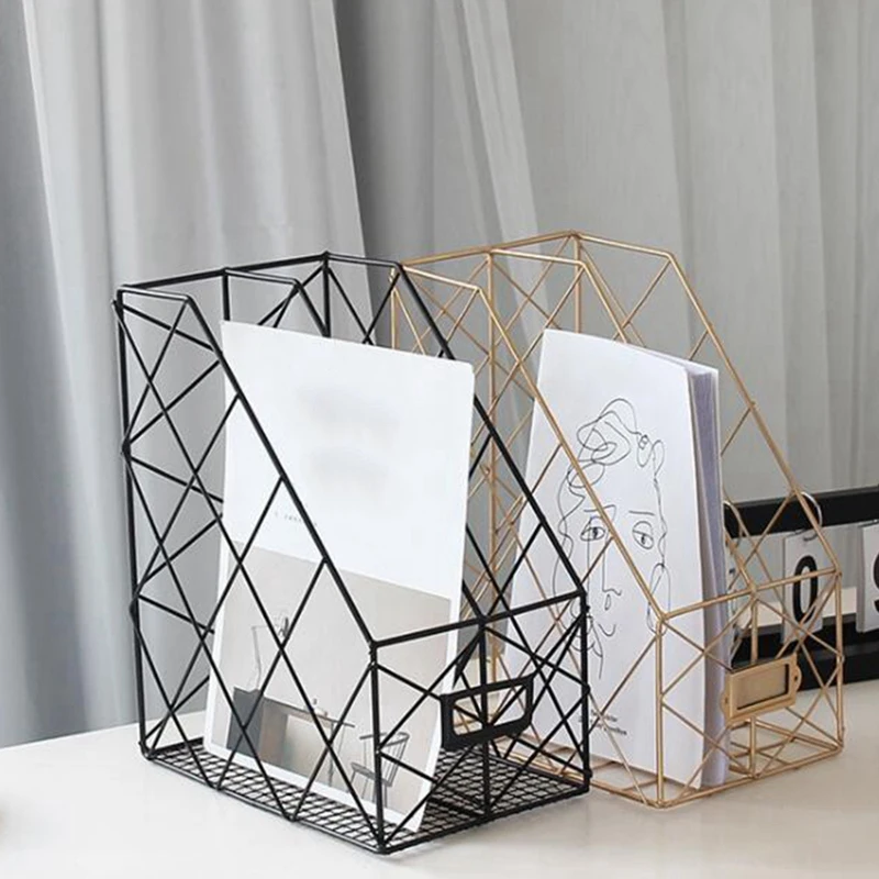 2 секции подставка для журналов держатель файлов настольный металлический